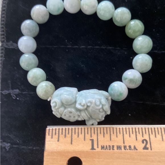 Real Jade pi xiu good luck bracelet - Picture 2 of 7